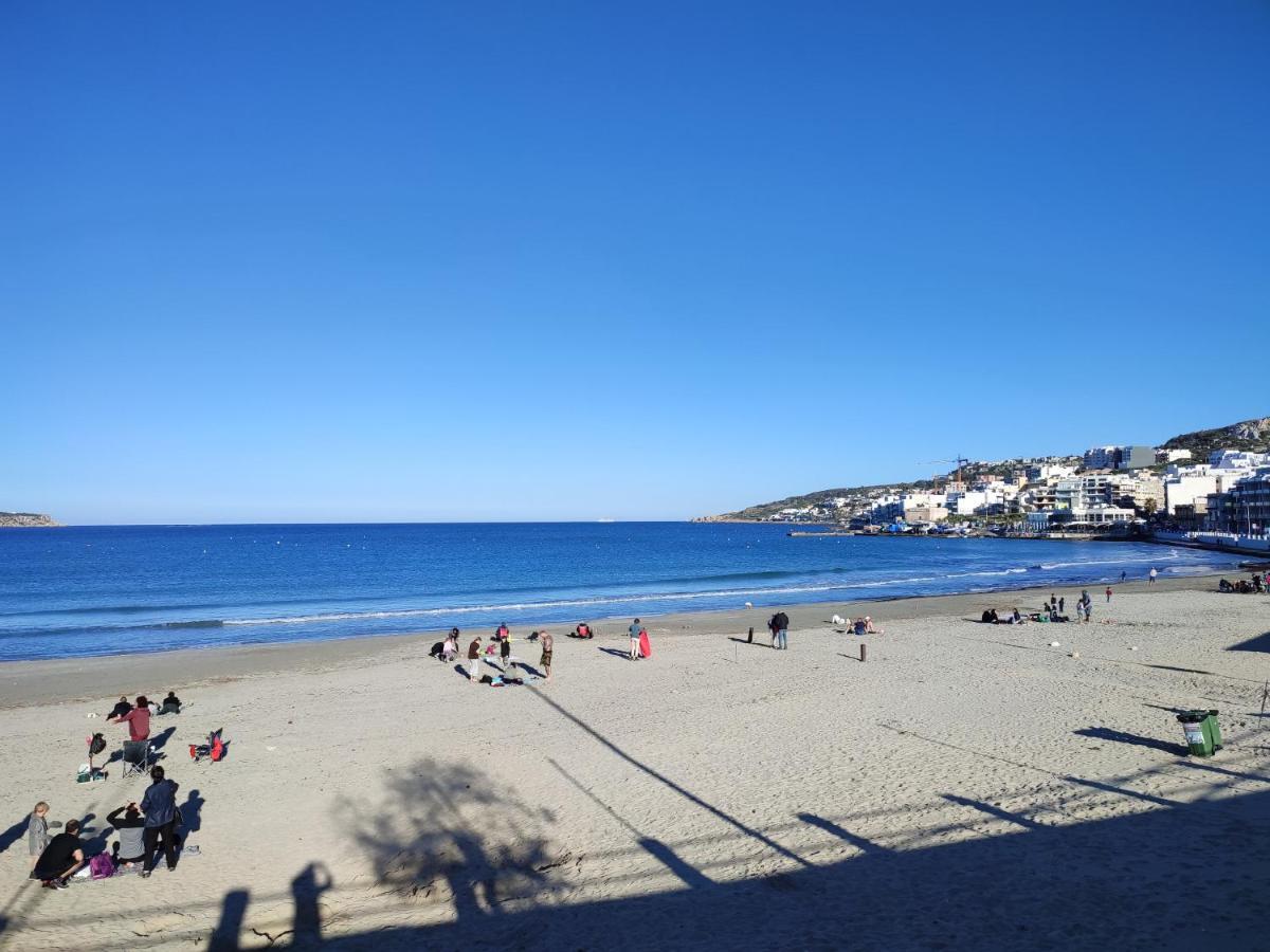 Beachfront With Seaviews Apartment No56 Award Winner Unbeatable Location For Closeness To The Sea Ideal For Guests Looking For Winter Spring And Autumn Breaks In Sunny Malta Also Ideal For Coastal Hikers Mellieħa Exterior foto